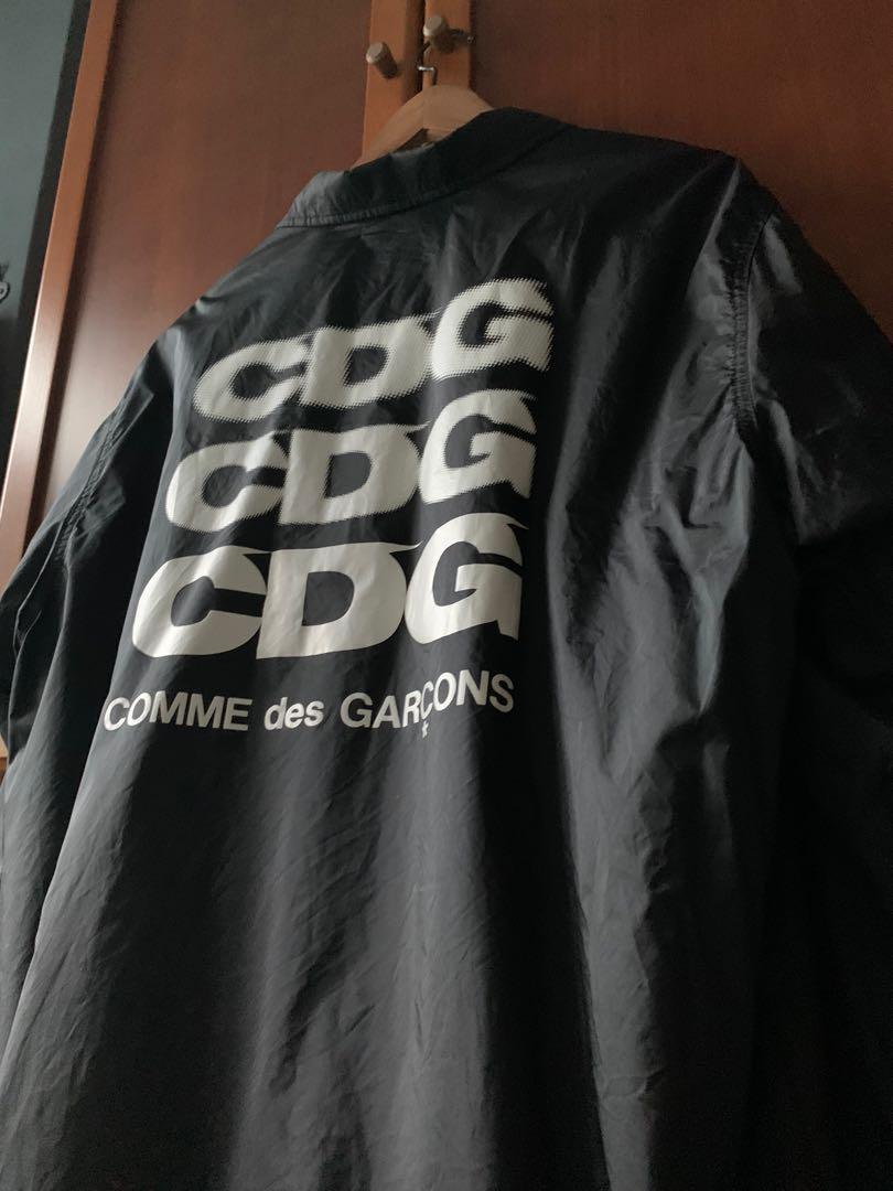 CDG black windbreaker Men s Fashion Coats Jackets and Outerwear on Carousell