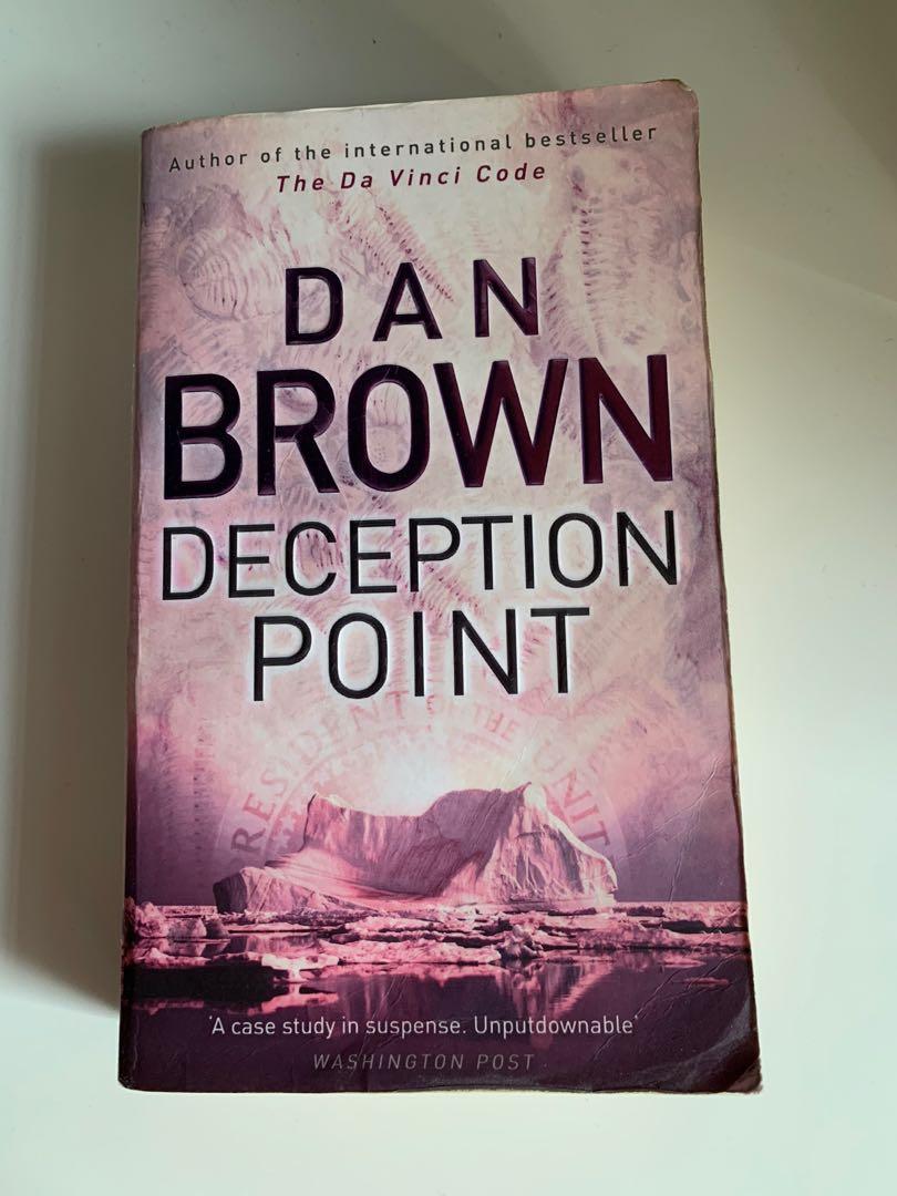 Deception Point By Dan Brown Books Stationery Fiction On Carousell