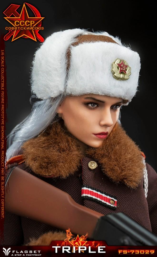 Stock Flagset Fs 73029 16 Red Alert Soviet Female Officer Katyusha
