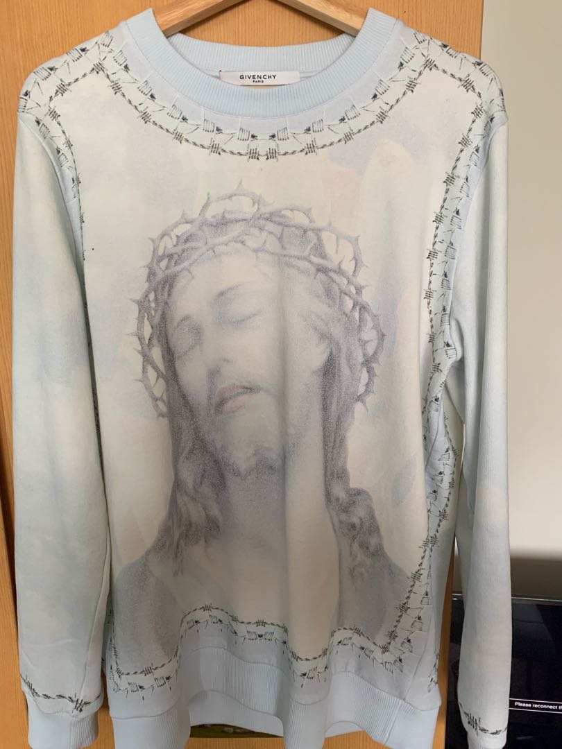 Givenchy Jesus Sweatshirt Men s Fashion Tops Sets Tshirts