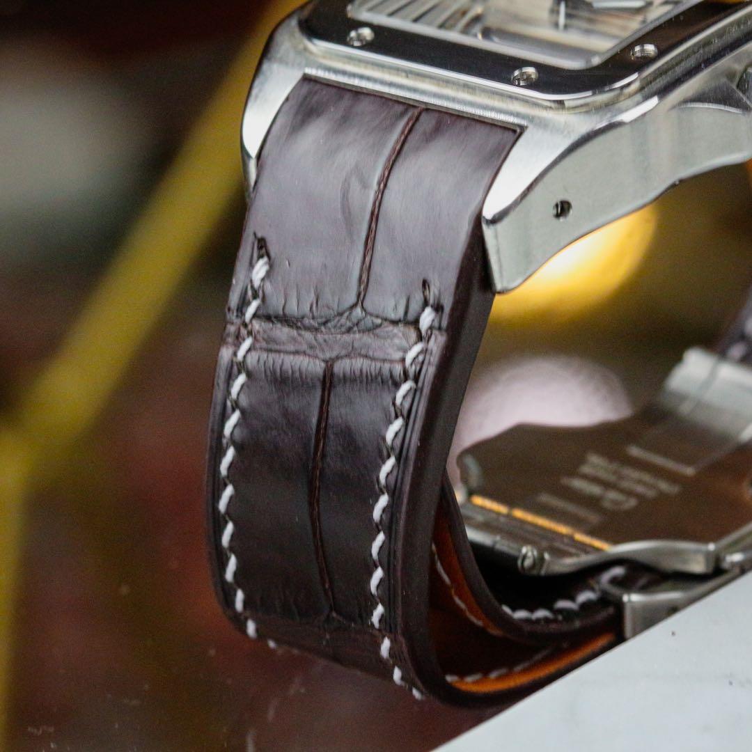 Cartier santos 100 xl replacement strap on sale