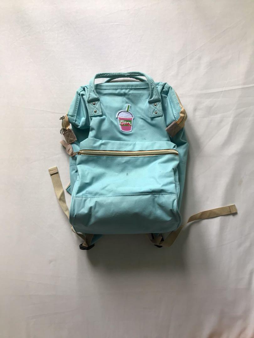 turquoise kanken bag