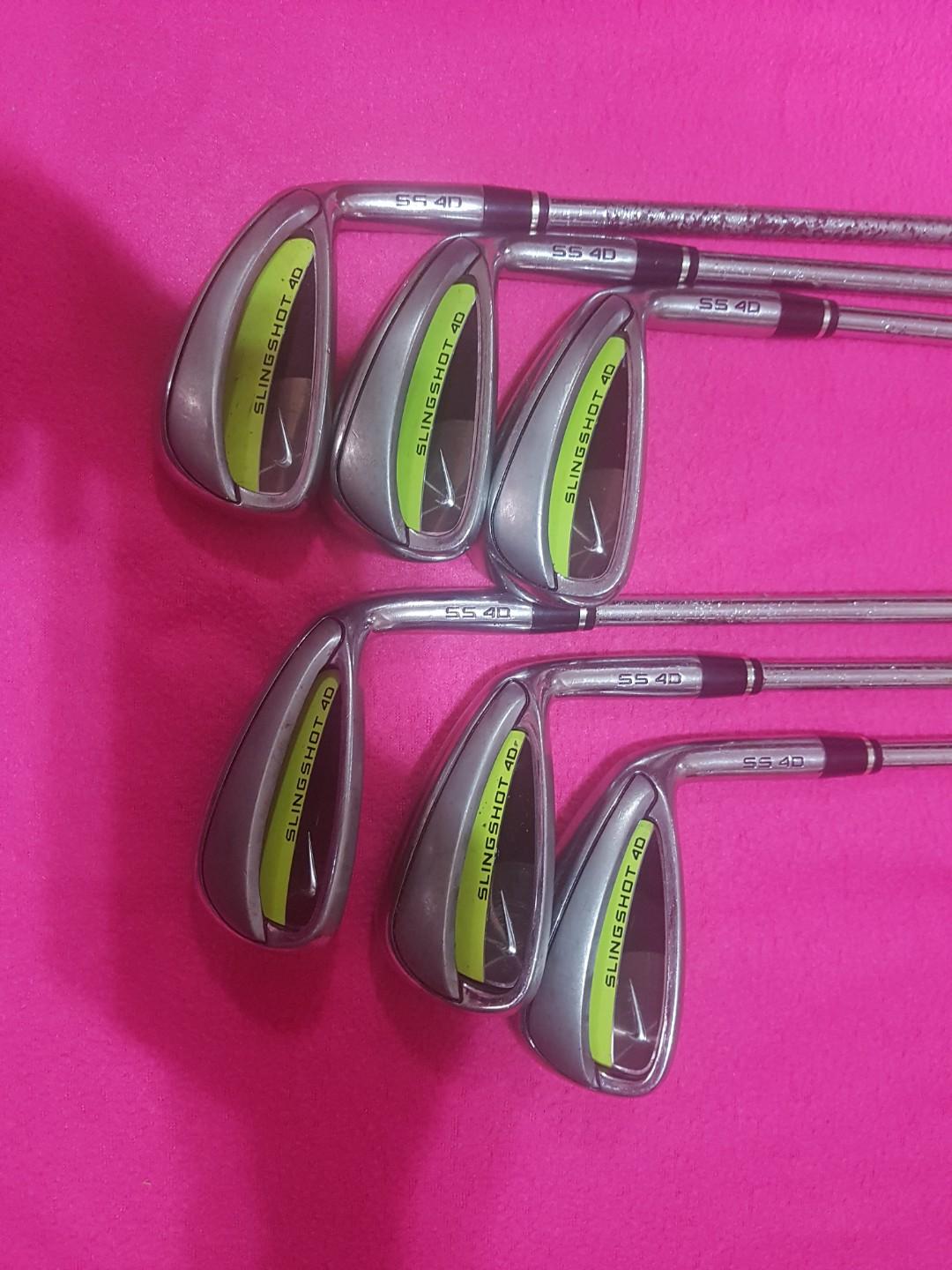 Nike Slingshot 4D irons Sports Equipment Sports Games Golf on