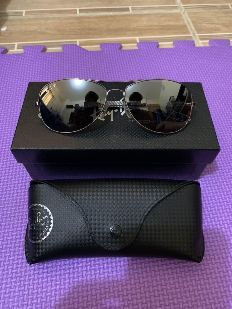 Ray Ban Tech Aviator Carbon Fibre, Men's Fashion, Watches & Accessories,  Sunglasses & Eyewear on Carousell