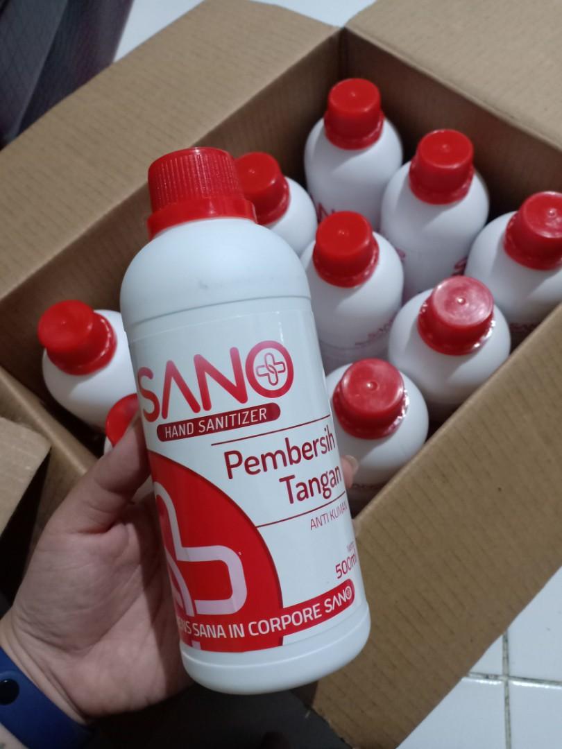 Sano hand sanitizer 500ml Kesehatan Kecantikan Kulit Sabun