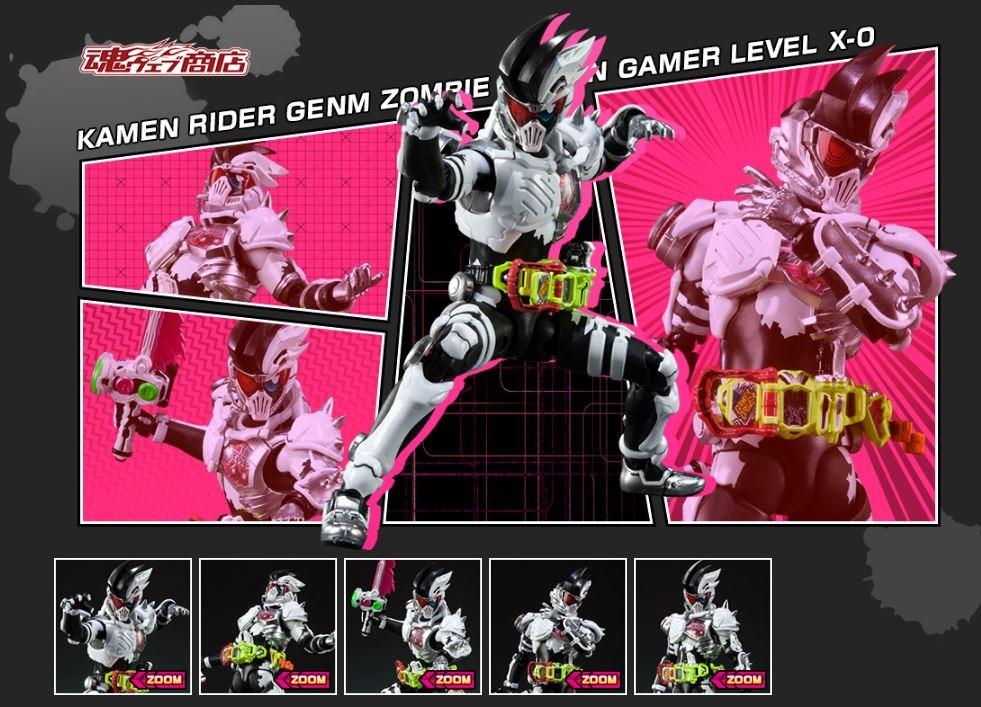 SHF Kamen Rider Genm Zombie Action Game Level 0 (Tamashii Webshop ...