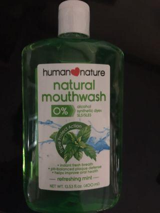 Natural Mouthwash Refreshing Mint 400ml