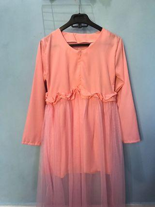 Mididress Tile Pink