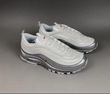 nike air max 97 silver for sale