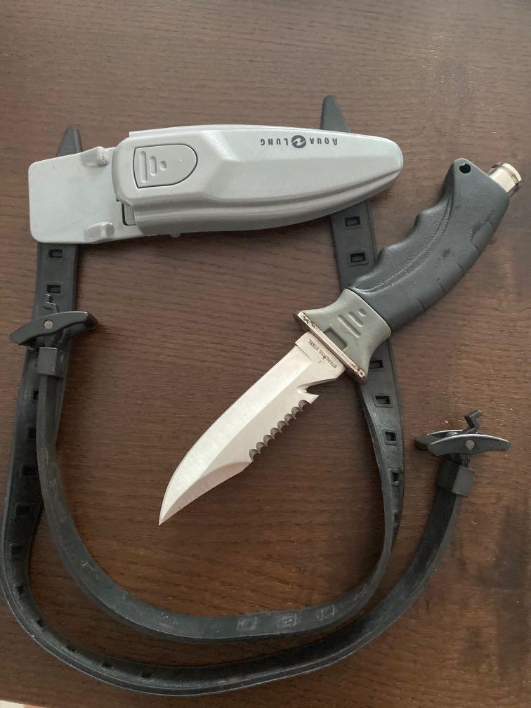 Aqualung Diving Knife Sports Sports Apparel On Carousell