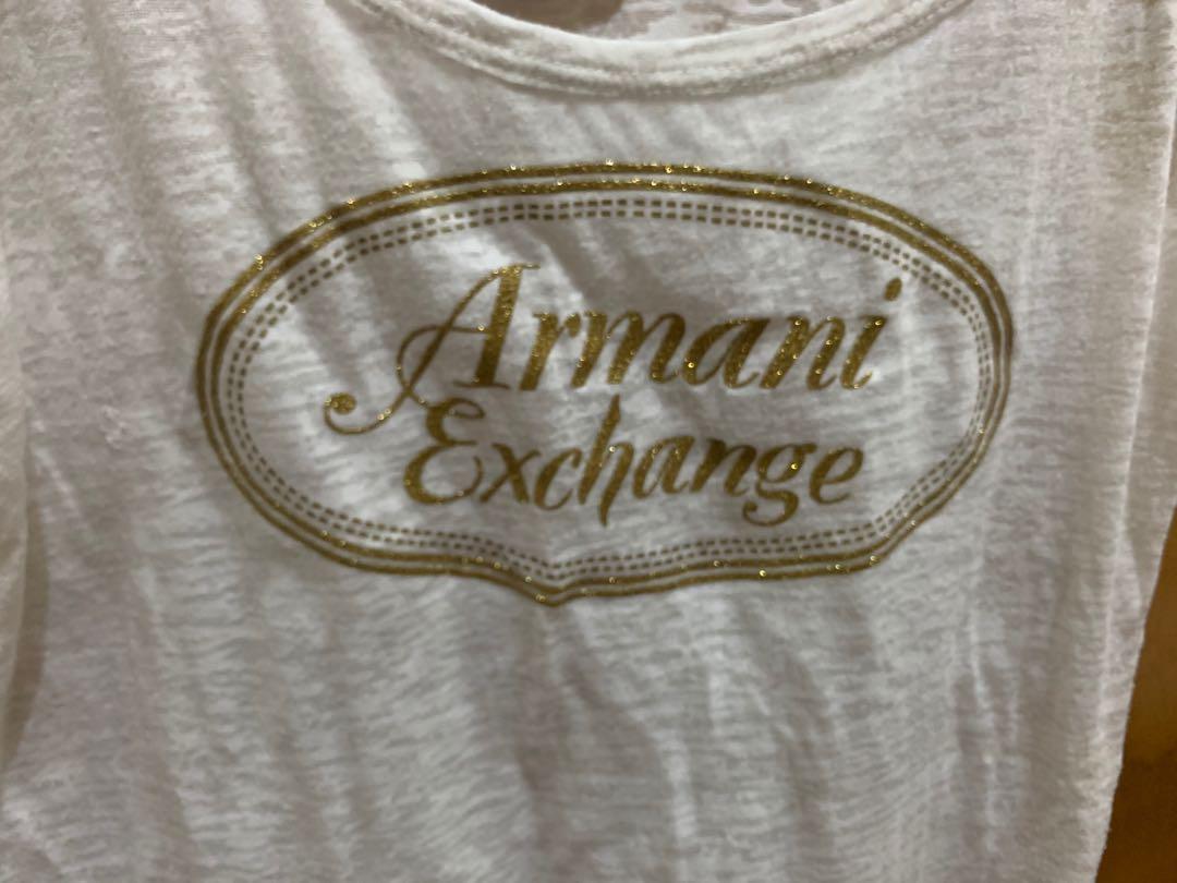 armani exchange womens tops