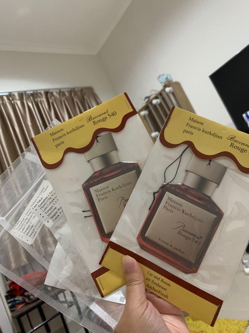 Baccarat Rouge 540 Exrait De Parfum Car And Room Air Freshener Kesehatan Kecantikan Parfum Kuku Lainnya Di Carousell