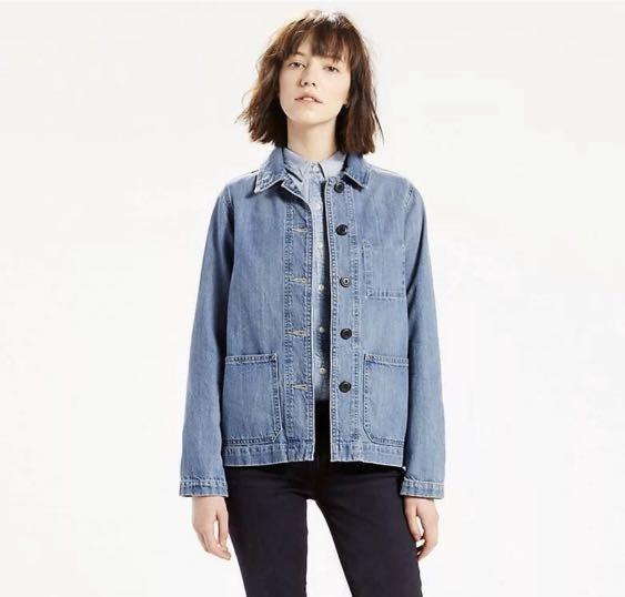 blue chore jacket womens