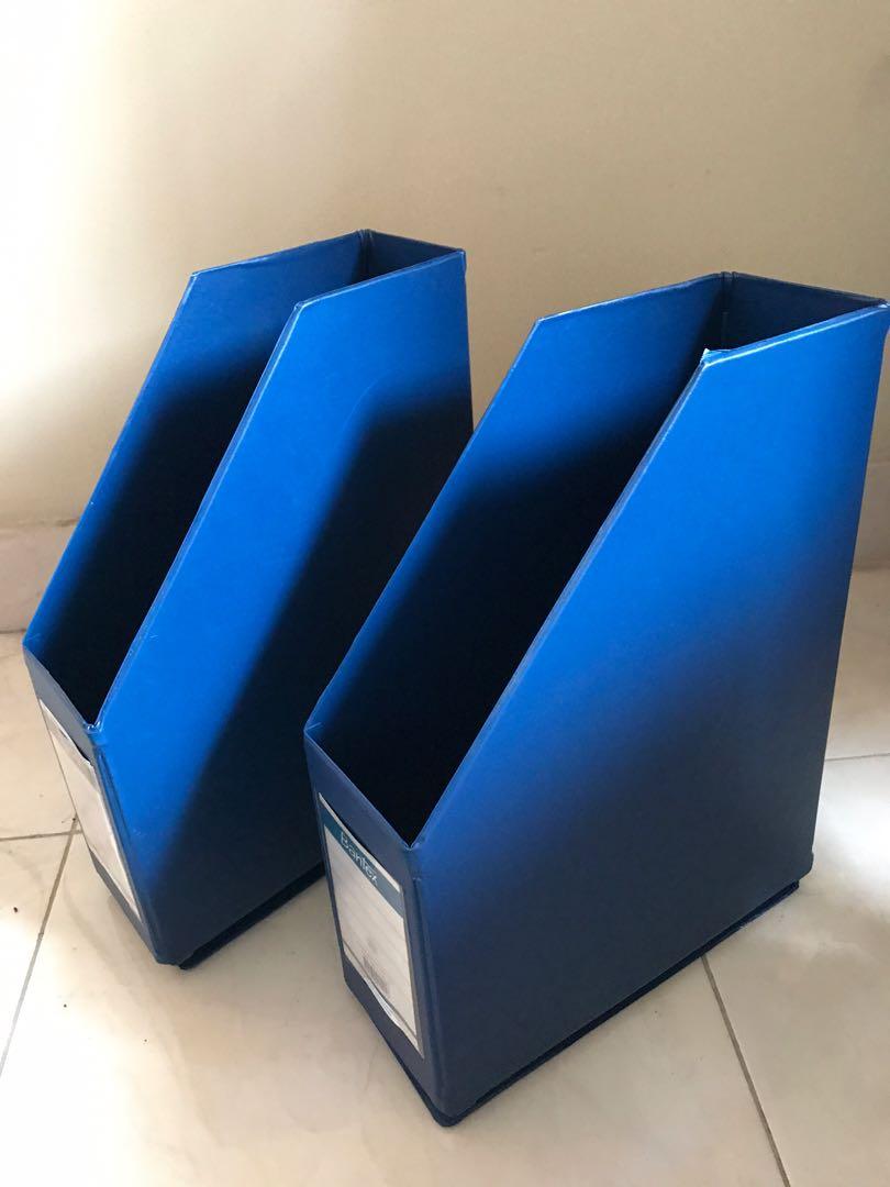 Box File Bantex Jumbo F4 01 Blue Buku Alat Tulis Alat Tulis Di Carousell