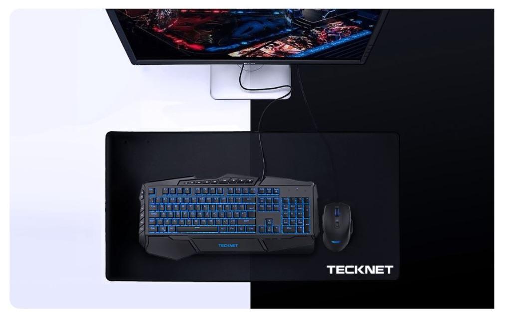 [BRAND NEW] TECKNET XS706 - Gaming Keyboard & Mouse Set Kit, LED ...