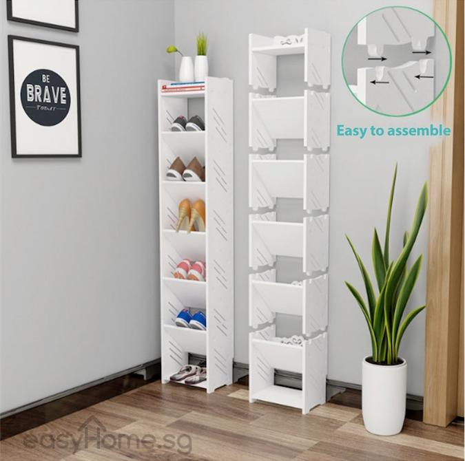 BTO Shoe Rack / Narrow Slim Cabinet/ Storage Organizer / Fit HDB ...
