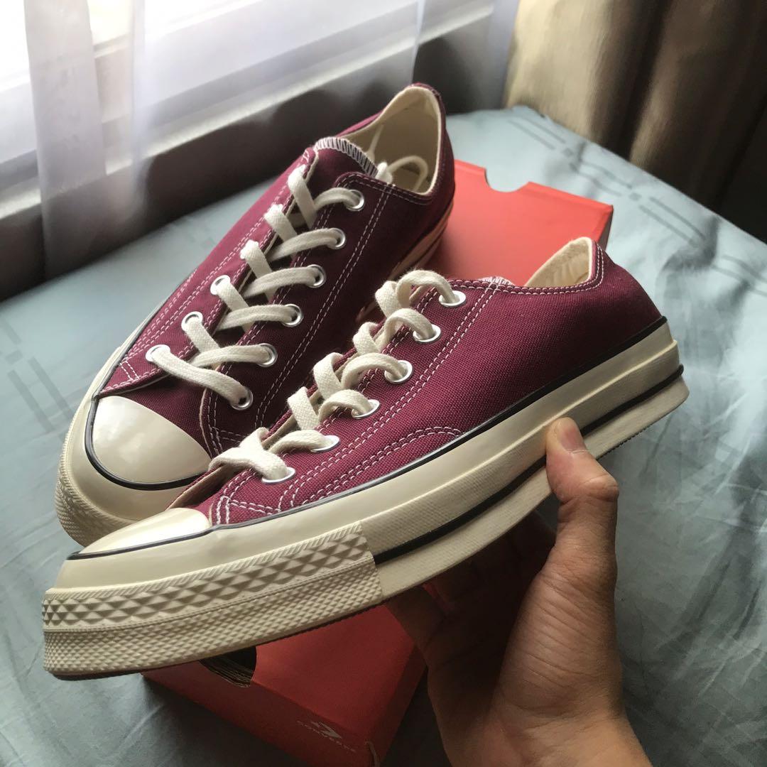 Converse 1970 Burgundy Men s Fashion Footwear Sneakers on