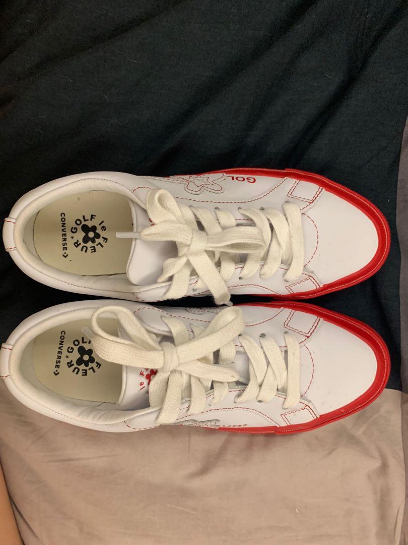converse golf le fleur red Men s Fashion Footwear Sneakers on Carousell