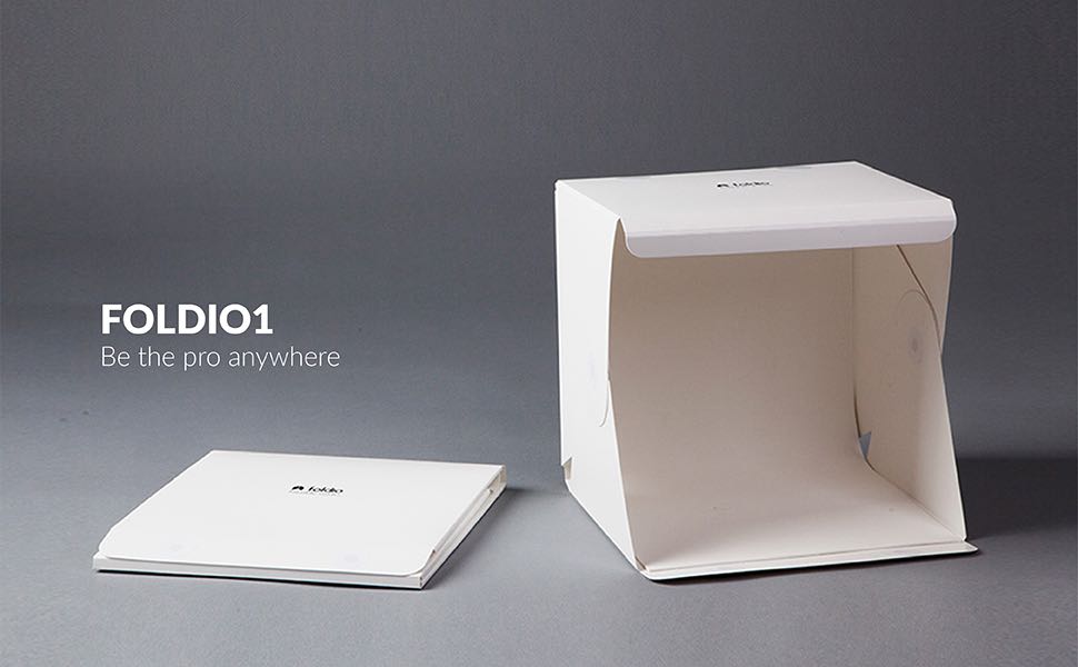 Foldio Studio 15吋 攝影棚 跟全新一樣送背景顏色咭, 攝影器材, 攝影配件, 燈光及Studio設備 Carousell