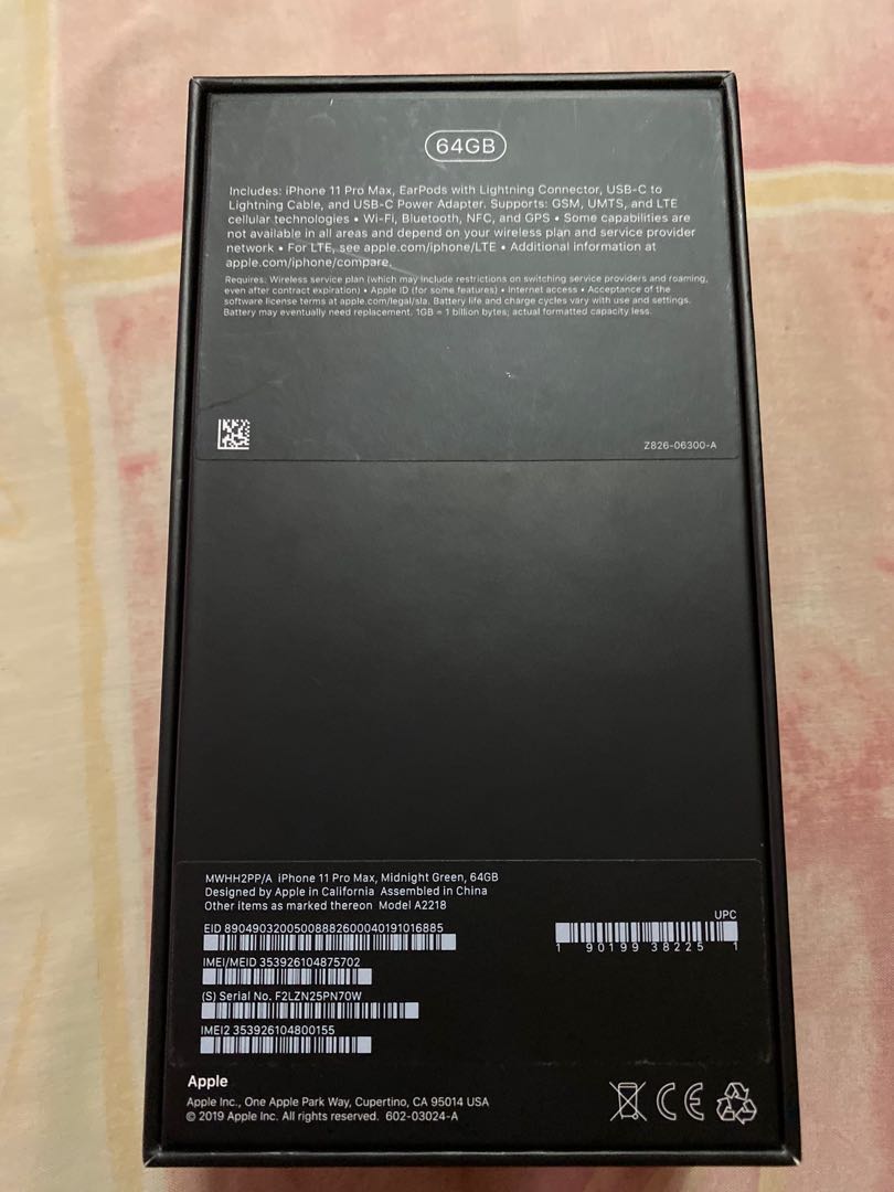Iphone 11 Pro Max 64GB