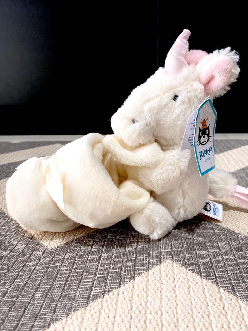 Jellycat unicorn soother discount
