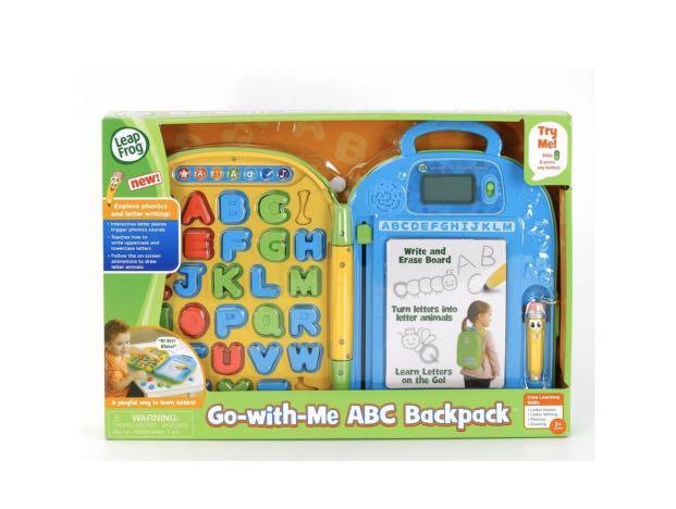 LeapFrog Go With Me Abc Backpack, Hobbies & Toys, Toys & Games on Carousell