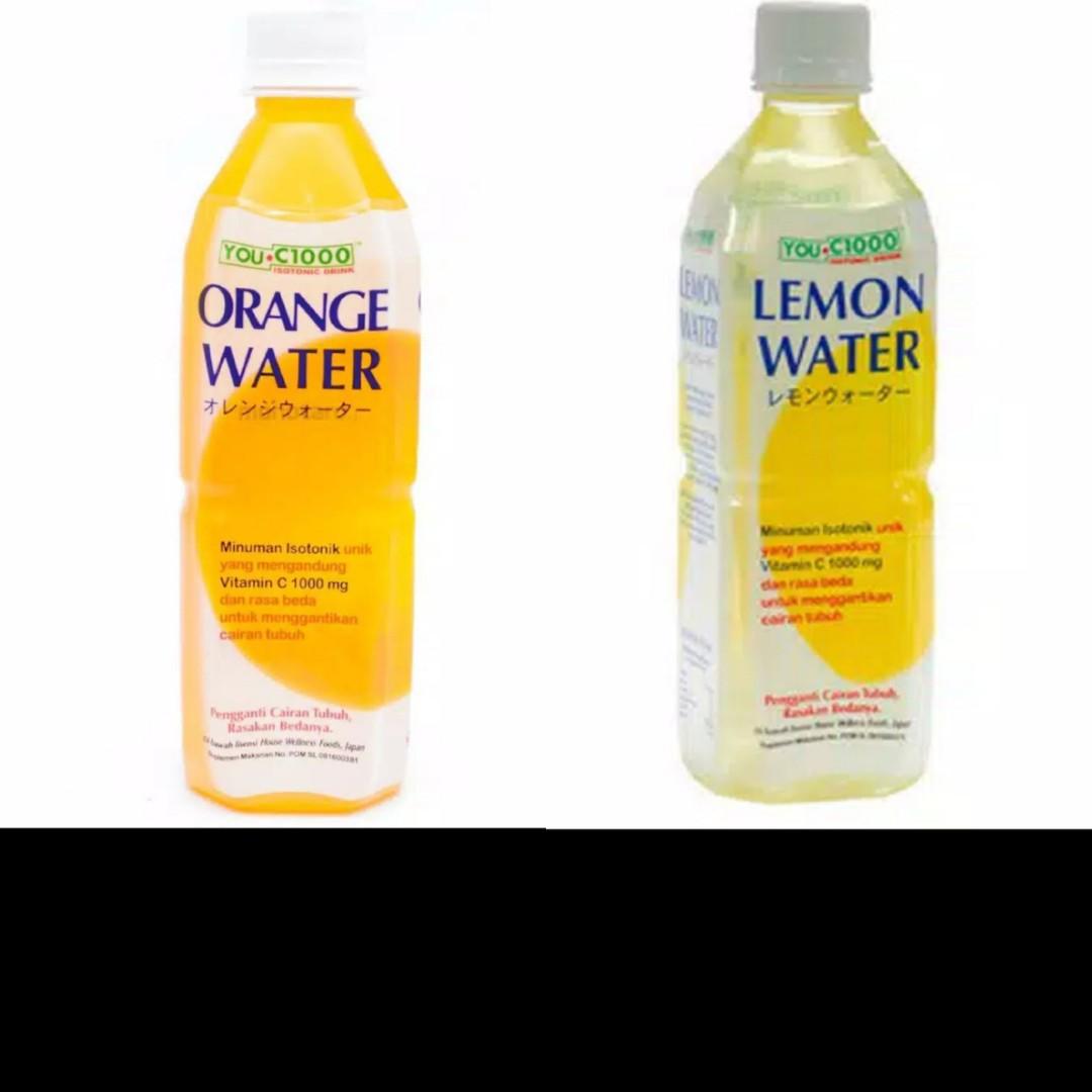 Lemon Water You C1000 Makanan Minuman Makanan Instan Di Carousell