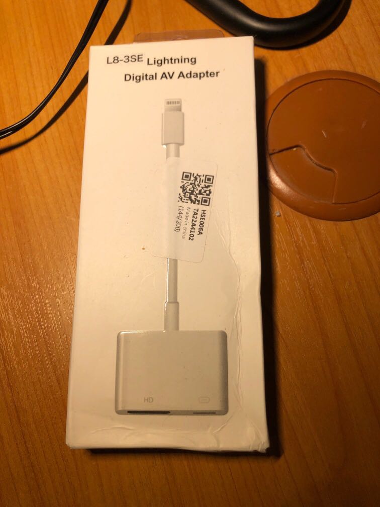 Lighting AV cable Apple, Computers & Tech, Parts & Accessories, Cables