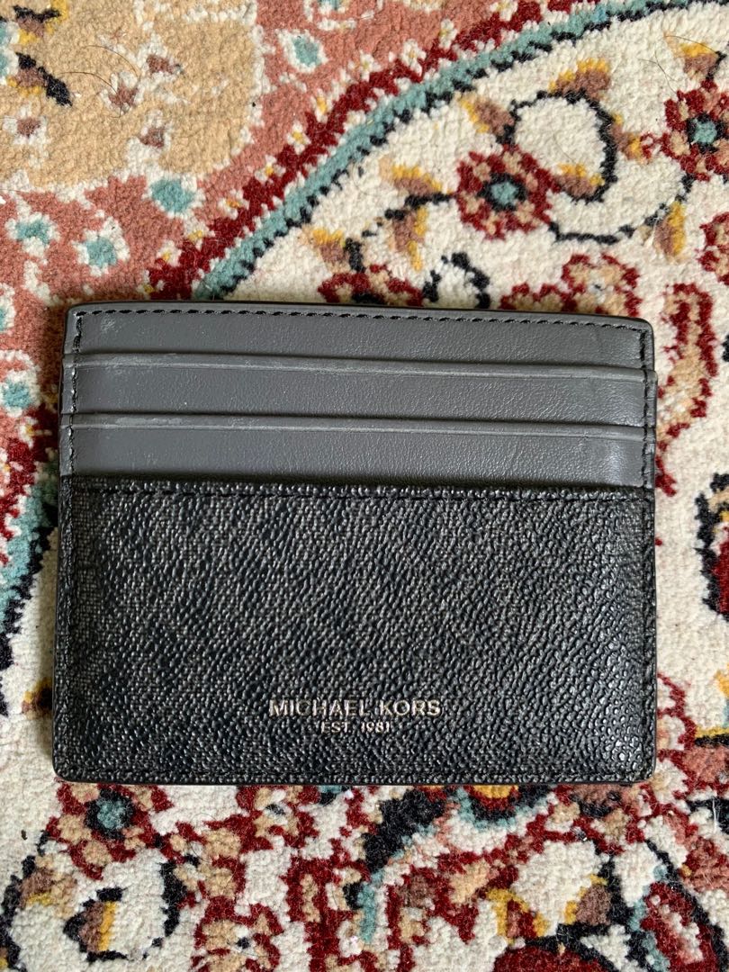 Michael Kors card holder, Men's Fashion, Watches & Accessories, Wallets ...