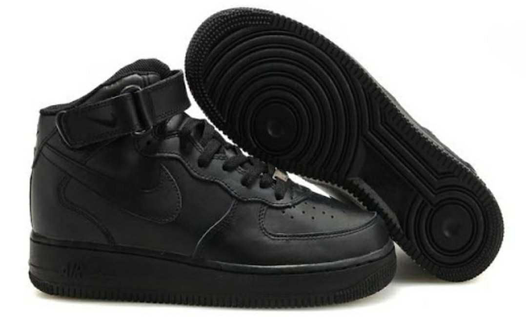 nike air force black high cut