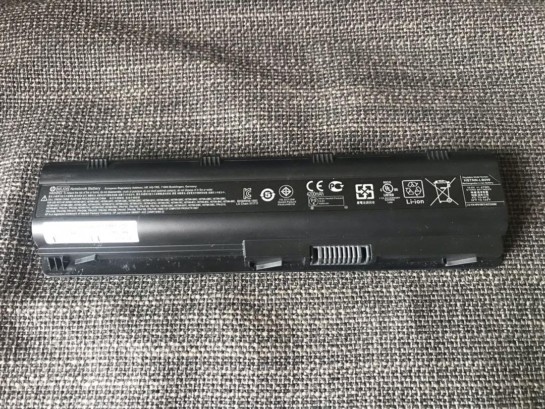 Notebook Battery Hp 001 Not Charging 6 Cell Lithium Ion Li Ion 2 2ah 10 8v 47wh Mu Computers Tech Parts Accessories Chargers On Carousell
