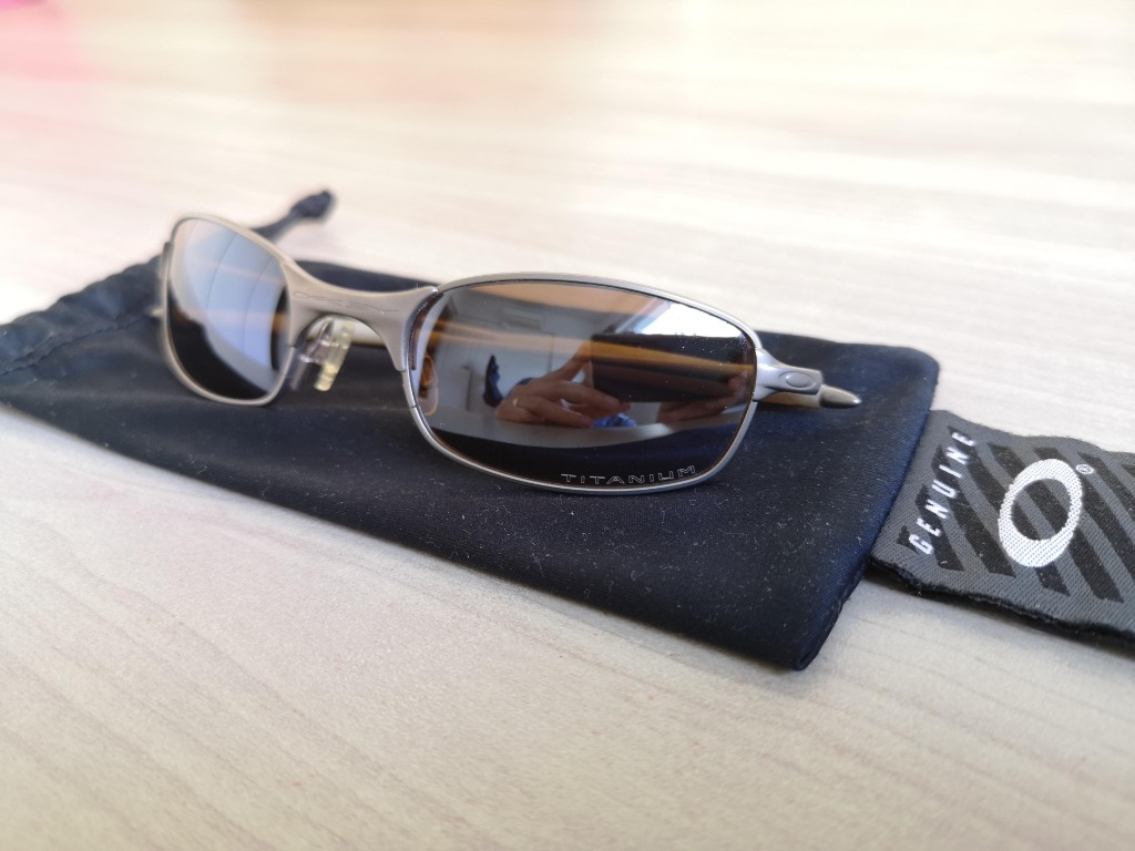 Oakley Sunglasses Square Wire Titanium