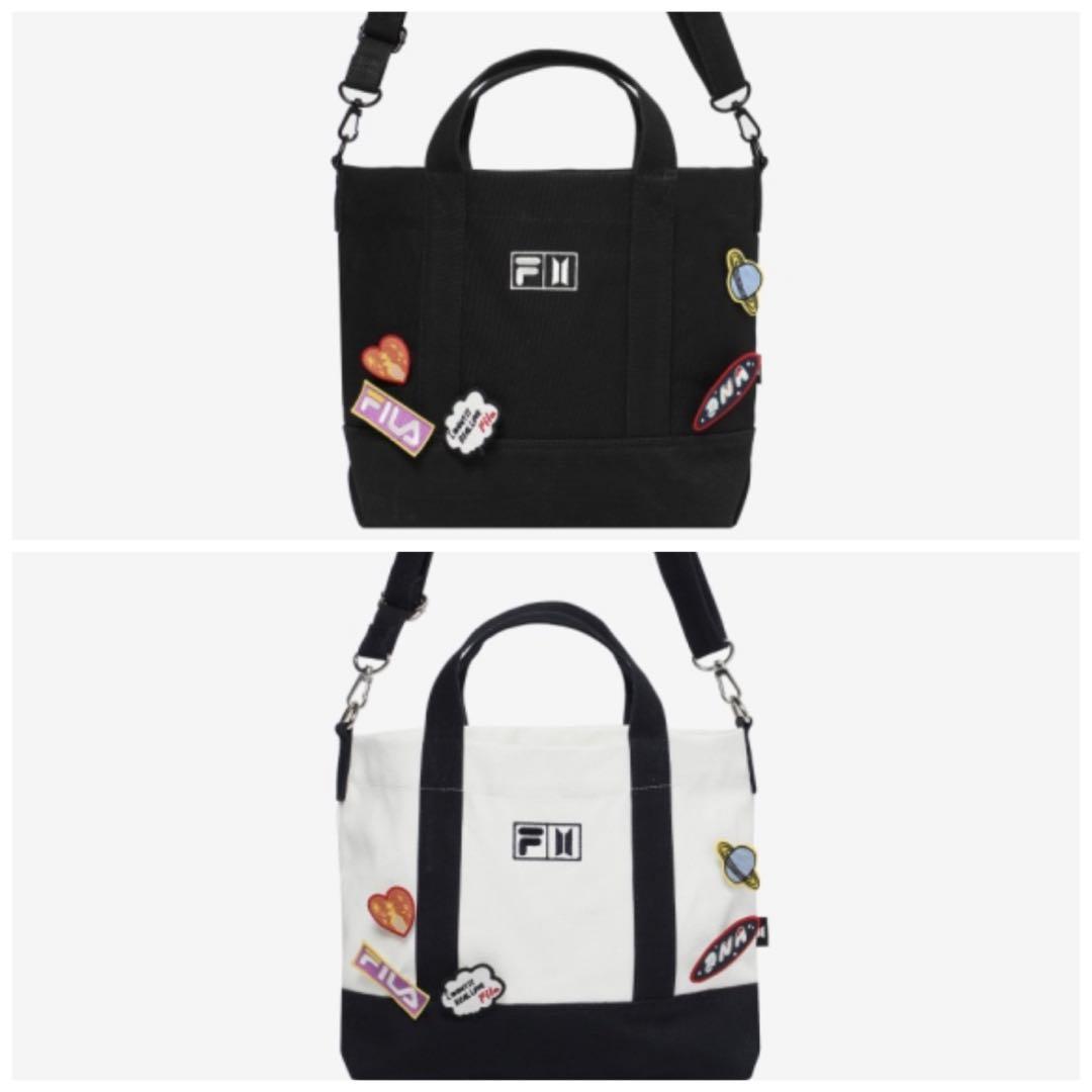 PO FILA X BTS LOVE YOURSELF DNA TOTE BAG Women s Fashion Bags Wallets Cross body Bags on Carousell