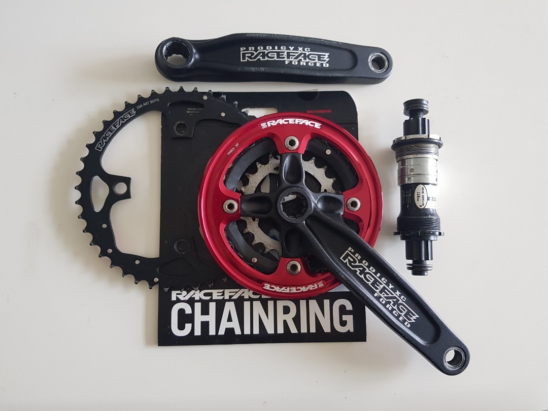 RACEFACE prodigy xc crankset Sports Equipment Bicycles Parts Bicycles on Carousell