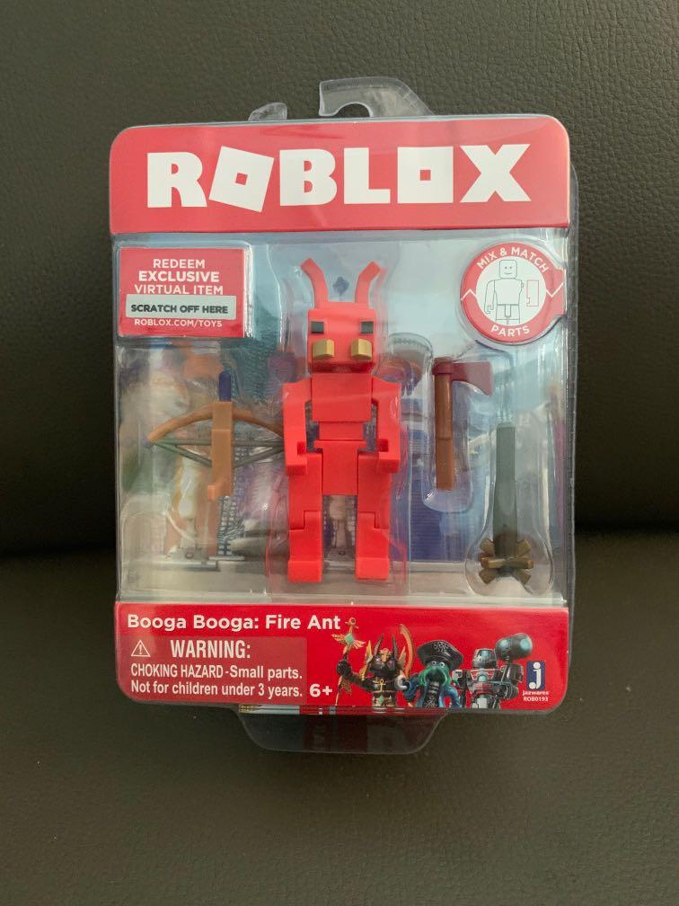roblox booga booga fire ant toy