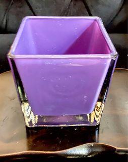 💎Stained Glass Violet Vase or Trinkets Holder