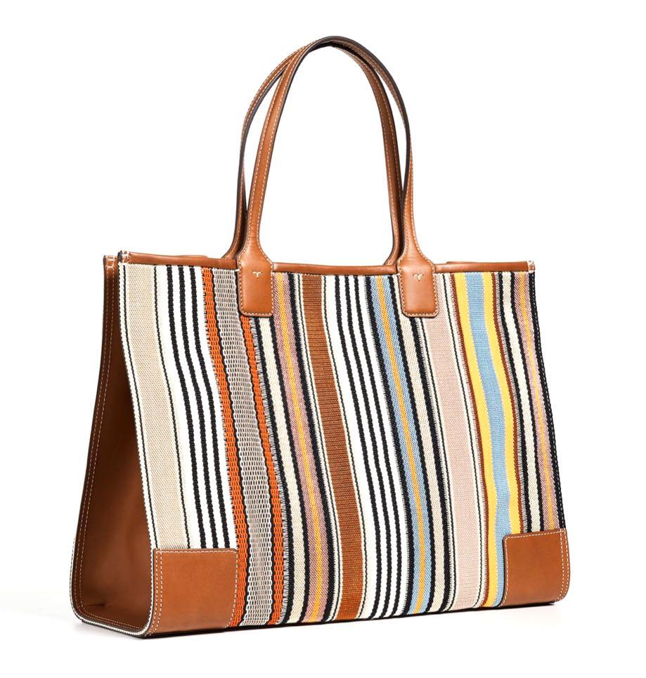ella webbing patchwork tote
