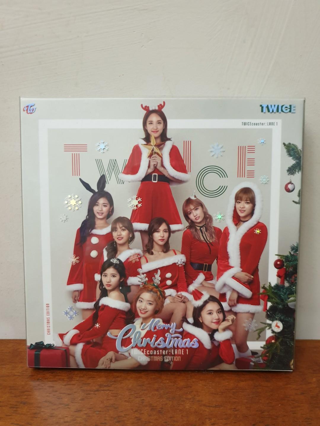 Twice Twicecoaster Lane 1 Christmas Edition Album Hobbies Toys Memorabilia Collectibles K Wave On Carousell