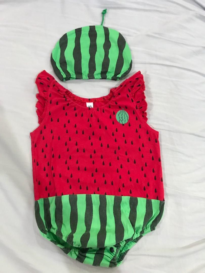 Watermelon onesie baby 2025