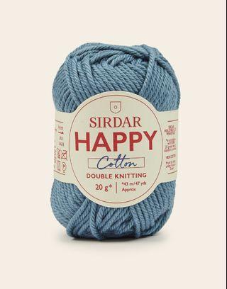 Sirdar Happy Cotton Crochet and Knitting Yarn