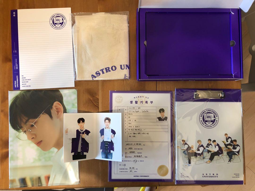 ASTRO ウヌ ファンクラブ 4期 学生証 証明写真 トレカ セット ASTRO