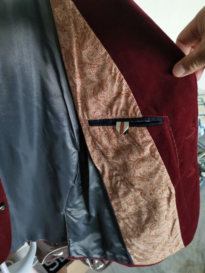 Red sports shop jacket blazer