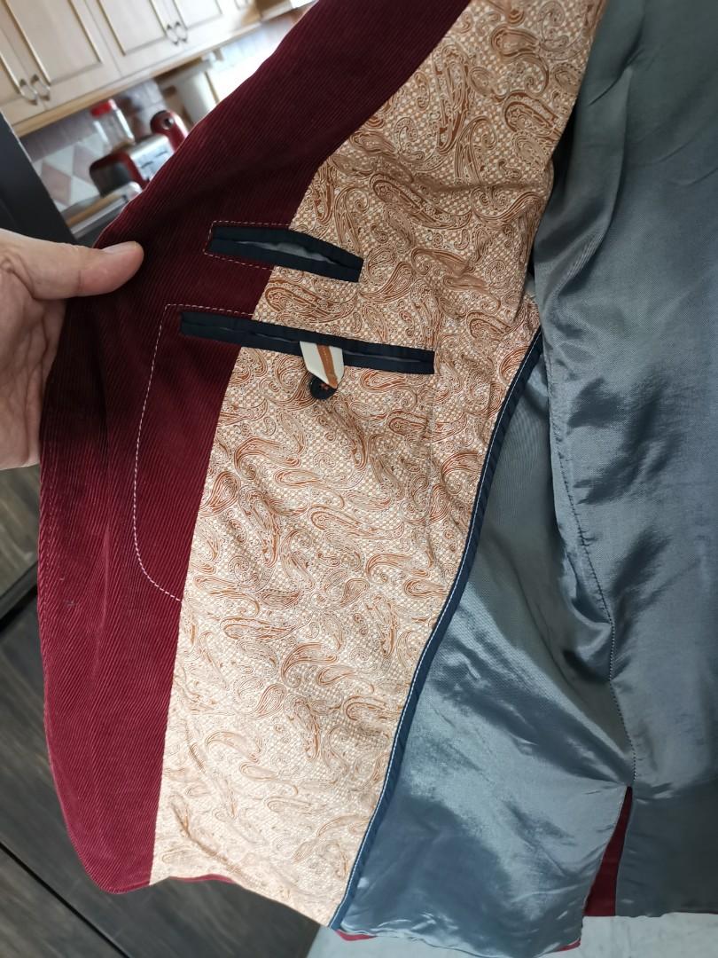 Red sports jacket blazer on sale