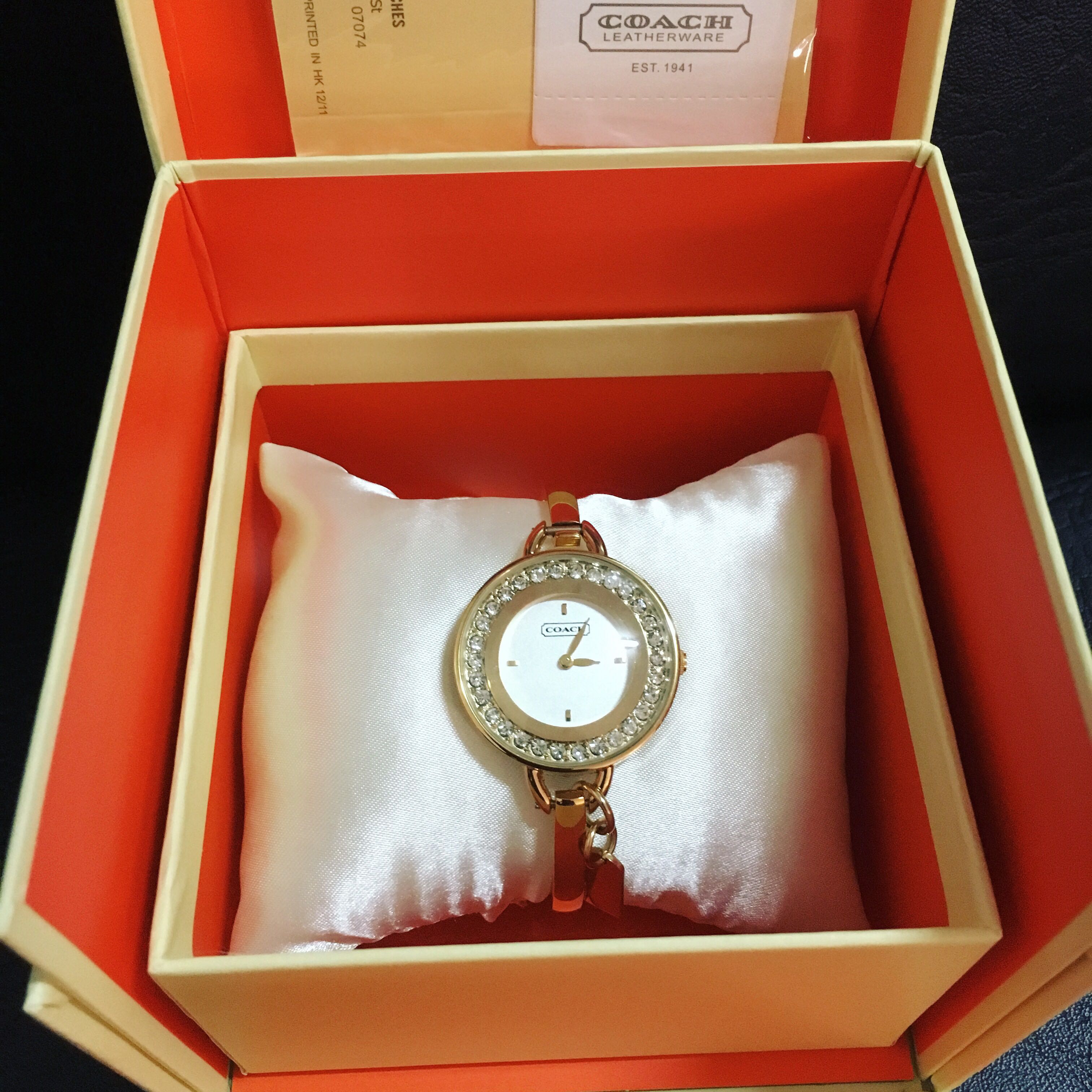 Authentic coach watch best sale price