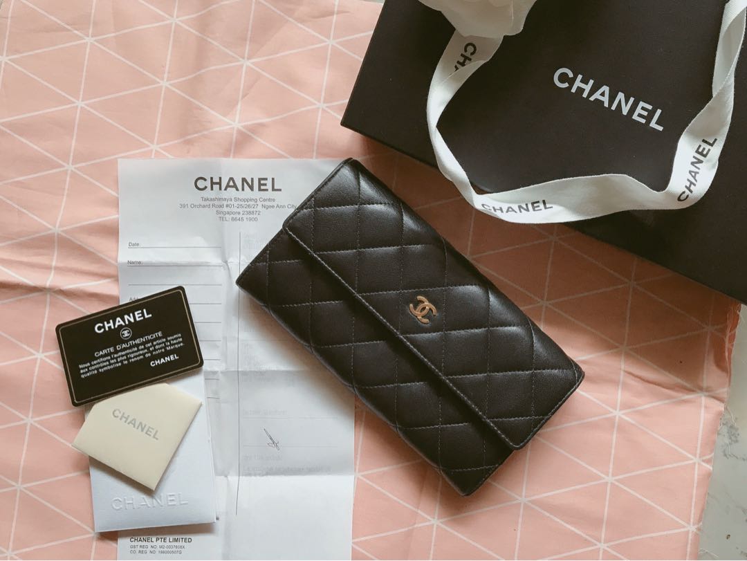 authentic chanel receipt