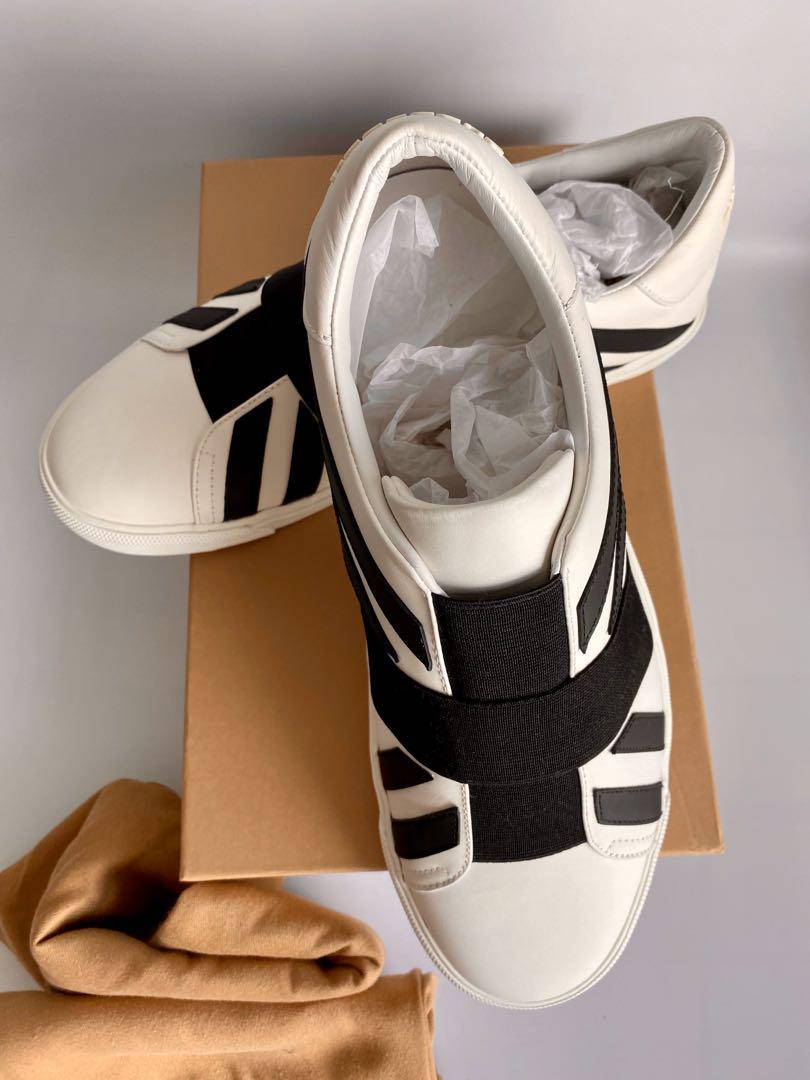 Burberry Union Jack Motif Slip On Sneakers EU45 UK11 Luxury Sneakers Footwear on Carousell