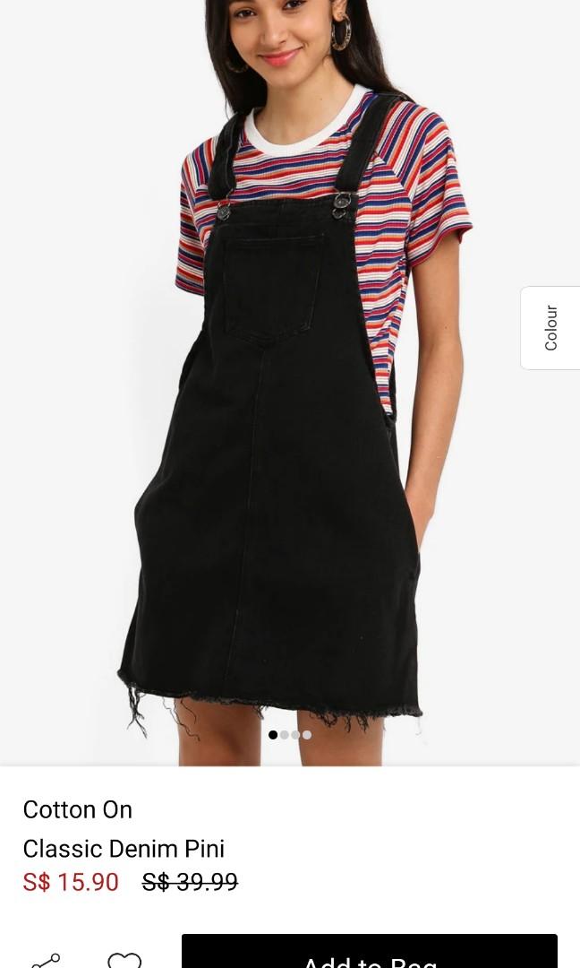 Dungaree dress cotton on online