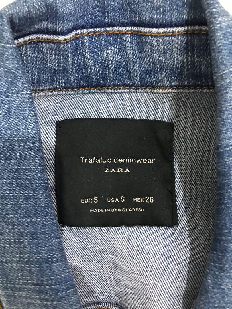 Denim Jacket Zara Trafaluc, Fesyen Wanita, Pakaian Wanita, Baju Luaran di  Carousell