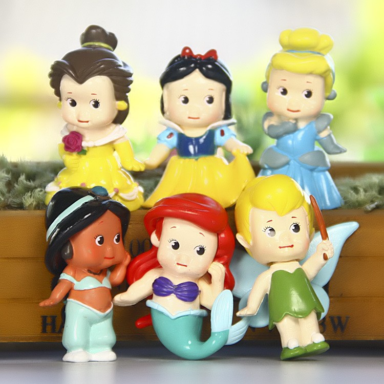 5pcs Cute / Fat / Chubby Baby Disney Princess Characters Cartoon Keychain  Set, Hobbies & Toys, Toys & Games on Carousell