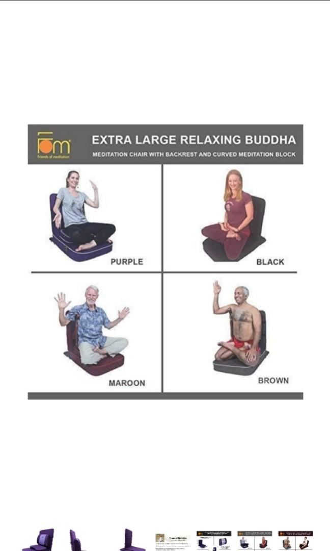 friends of meditation large relaxing buddha meditation and yoga seat